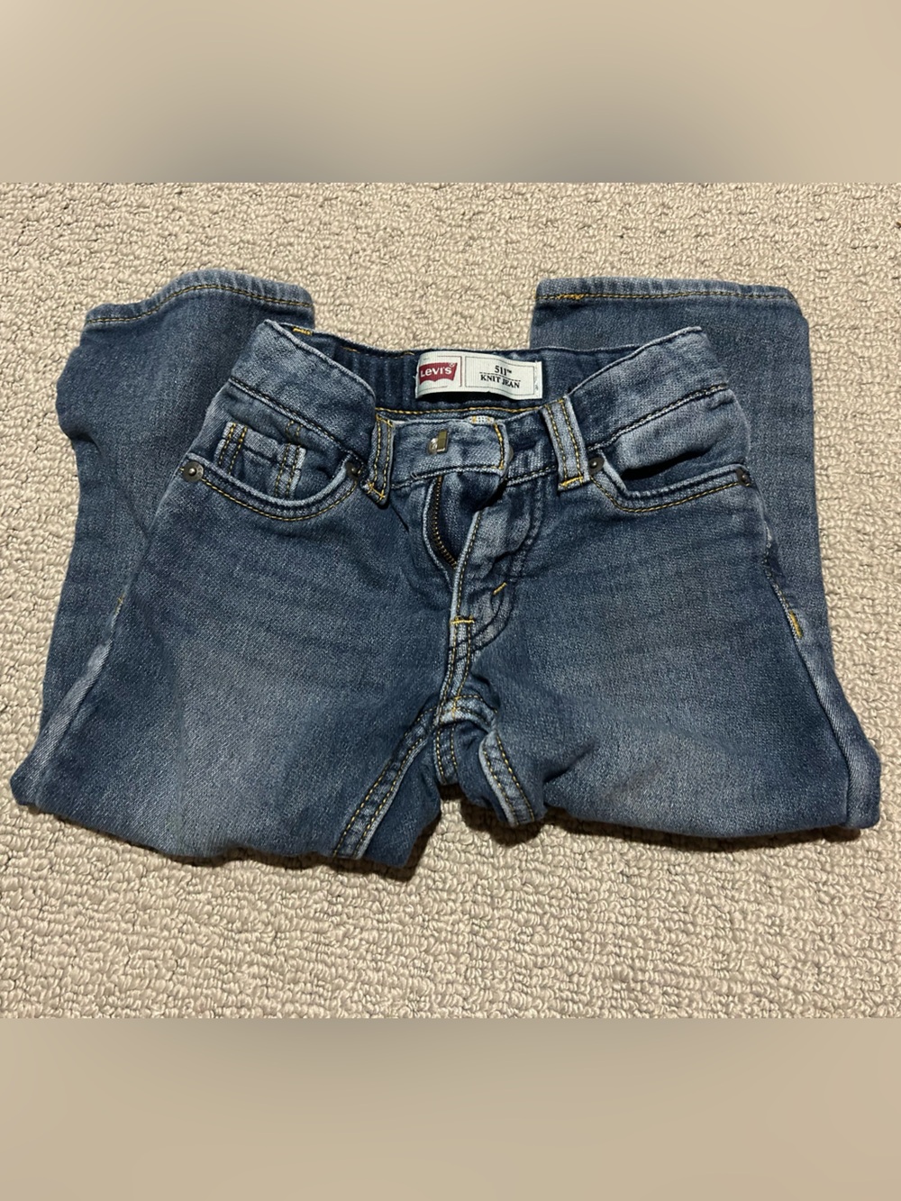 Levi's Medium Wash Toddler 511 knit jeans
